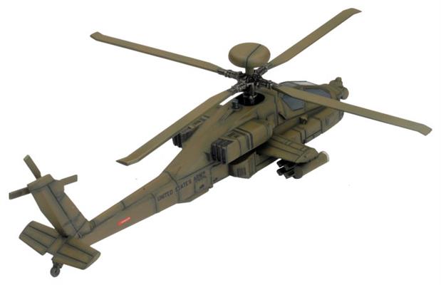 World War III: Team Yankee - AH-64 Apache Helicopter Platoon (Plastic) (TUBX21)