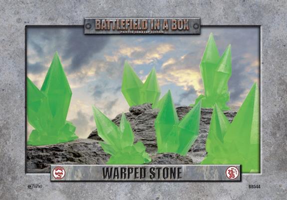 Battlefield in a Box: Warped Stone - Green (BB544)