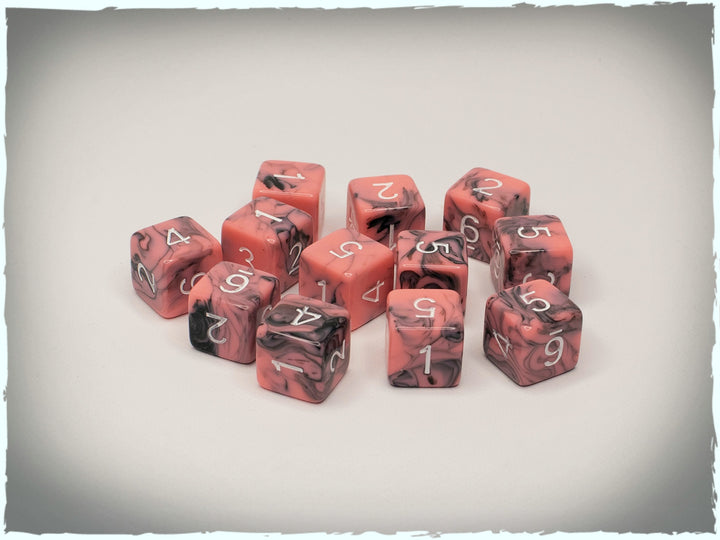 Twisted Flesh d6 dice set, 12 pcs (Deep-Cut Studio)