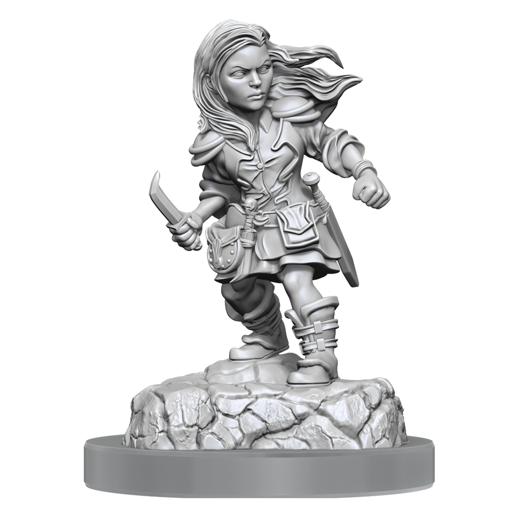 Dungeons & Dragons - Nolzur's Marvelous Miniatures: Halfling Rogue Female