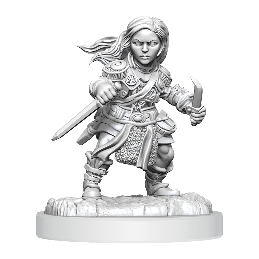 Dungeons & Dragons - Nolzur's Marvelous Miniatures: Halfling Rogue Female