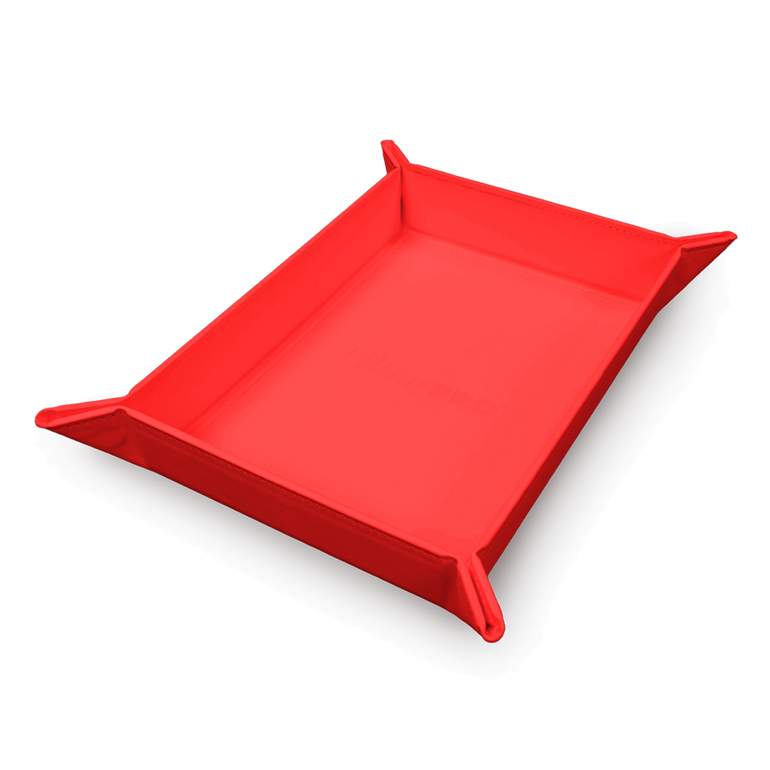 Vivid Magnetic Folding Dice Tray - Red (Ultra PRO)