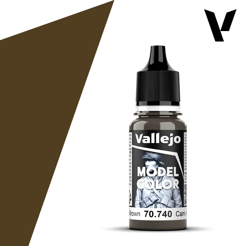 Vallejo Model Color: Camouflage Middle Brown (70.740) (117)