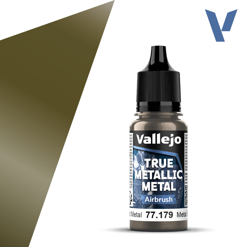Vallejo True Metallic: Airbrush - Aged Metal (77.179)