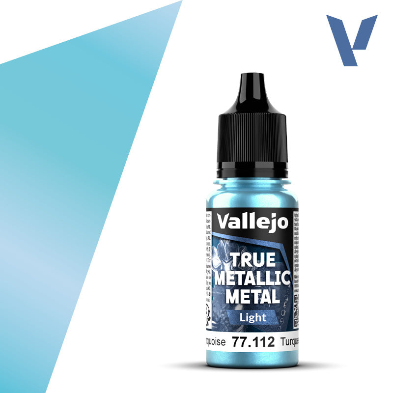 Vallejo True Metallic: Light - Hydra Turquoise (77.112)