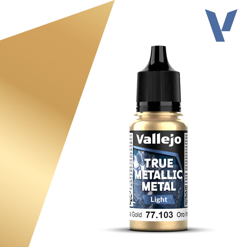 Vallejo True Metallic: Light - Imperial Gold (77.103)