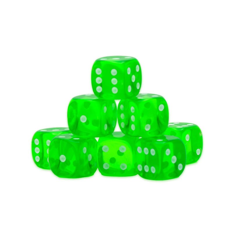 Emerald D6 Dice (Warlord Games)