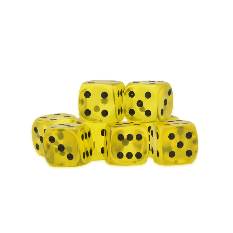 Yellow Citrine D6 Dice (Warlord Games)