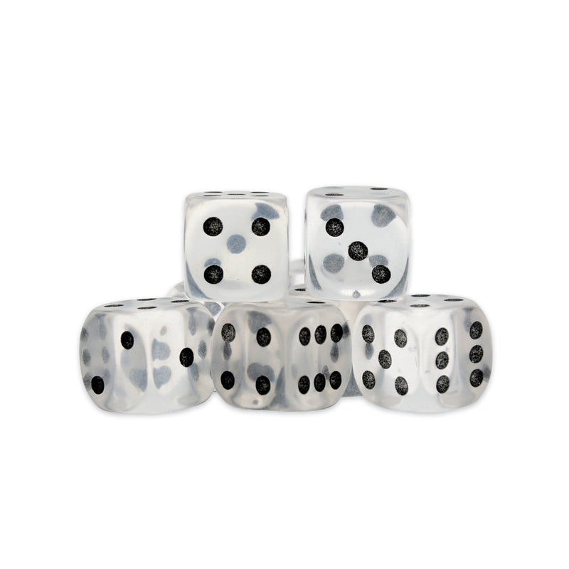 Clear Quartz D6 Dice (Warlord Games)