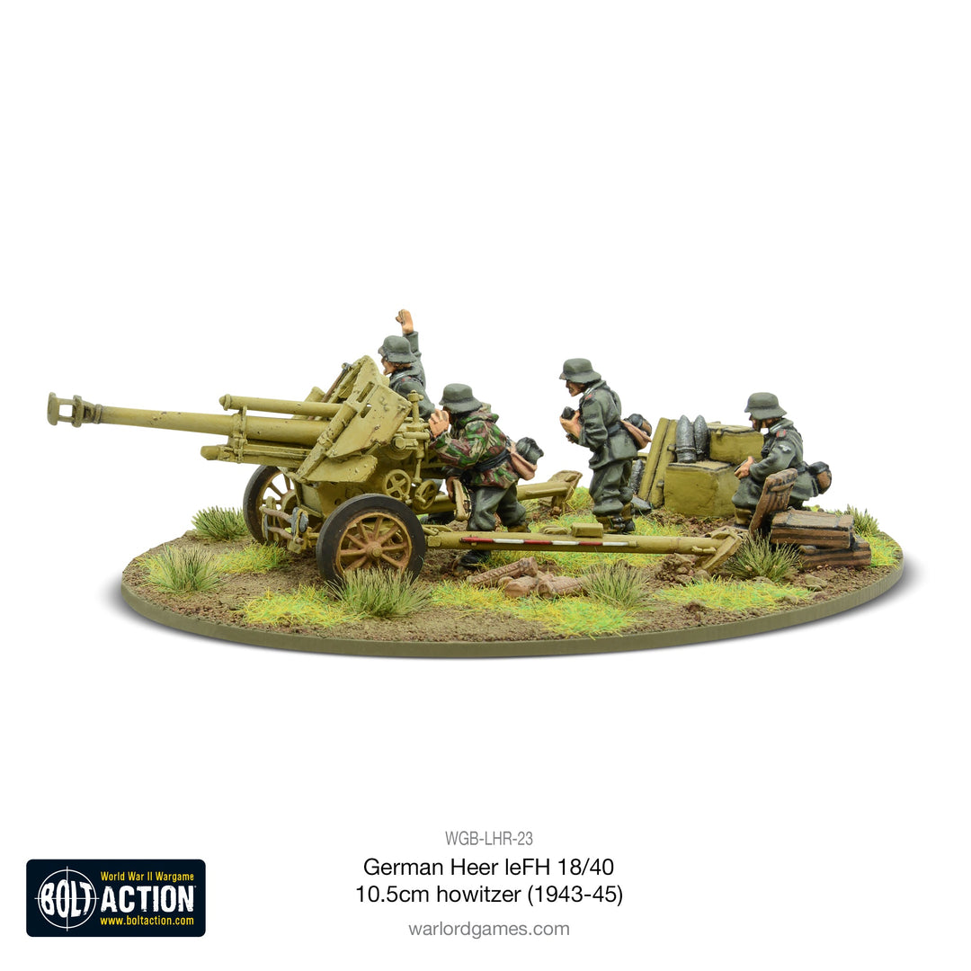 Bolt Action: German Heer leFH 18/40 10.5cm howitzer (1943-45)