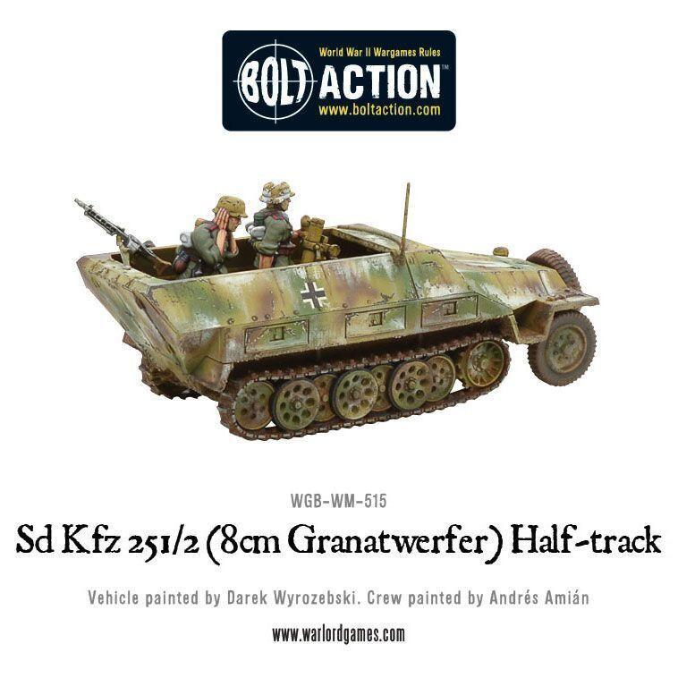 Bolt Action: Sd.Kfz 251/2 Ausf D (8cm Granatwerfer) Half Track