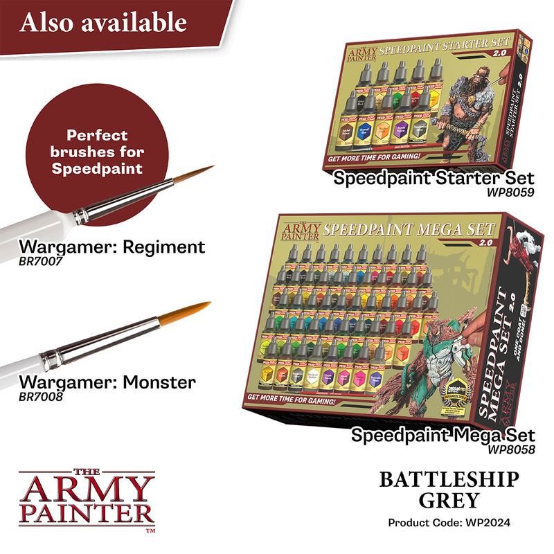Speedpaint 2.0: Battleship Grey (The Army Painter) (WP2024)