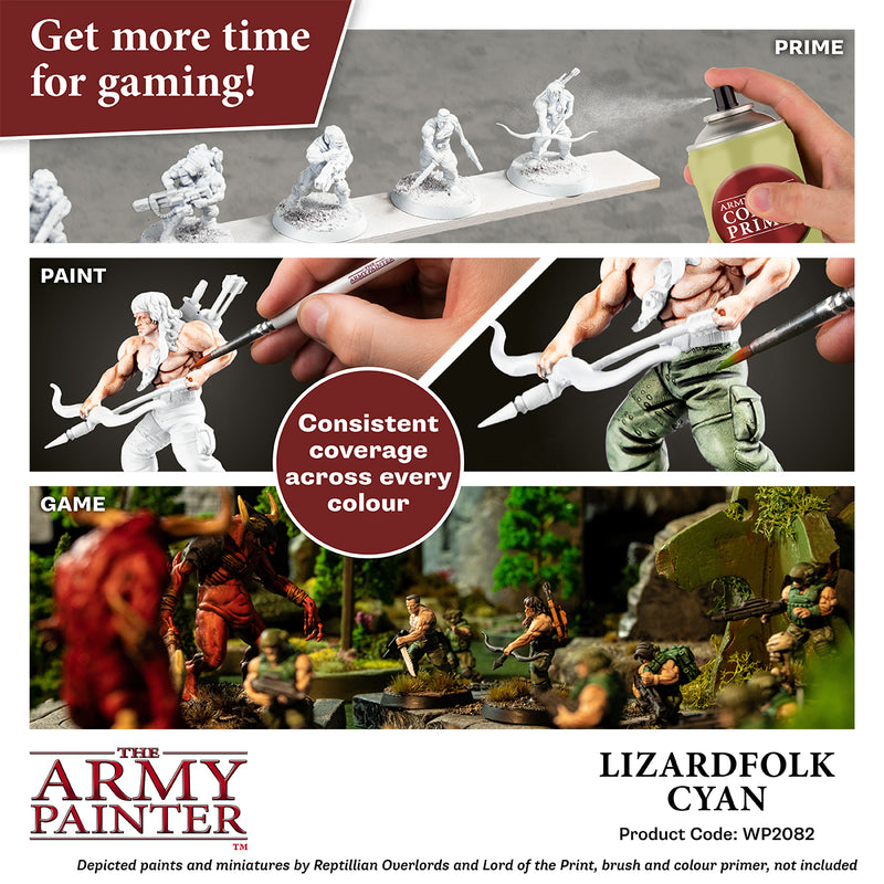 Speedpaint 2.0: Lizardfolk Cyan (The Army Painter) (WP2082)