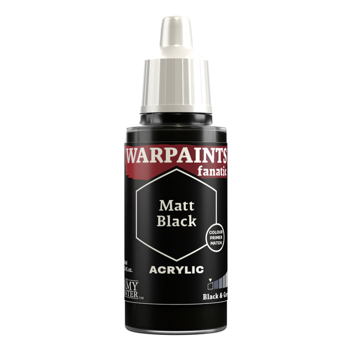 Warpaints Fanatic: Matt Black (The Army Painter) (WP3001P)