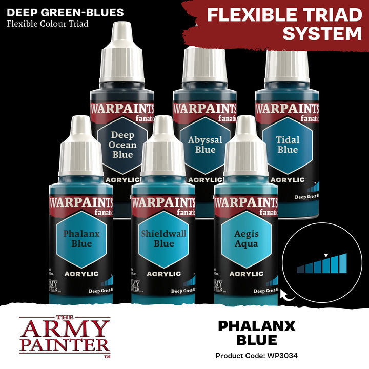 Warpaints Fanatic: Phalanx Blue (The Army Painter) (WP3034P)