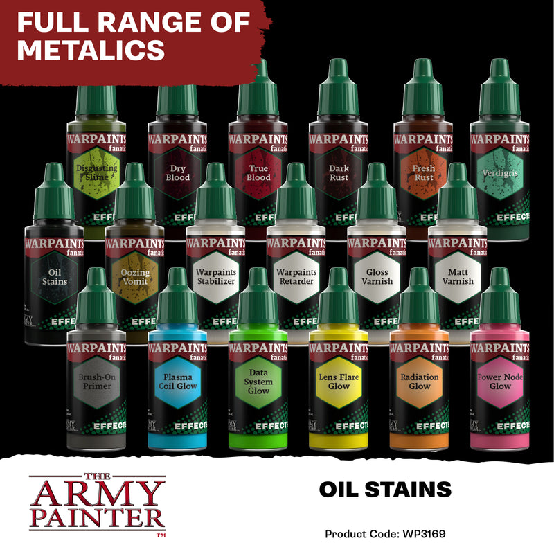 Warpaints Fanatic Effects: Oil Stains (The Army Painter) (WP3169P)