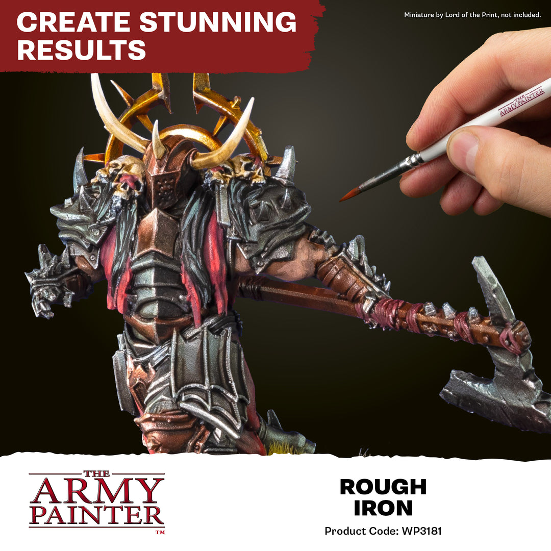 Warpaints Fanatic Metallic: Rough Iron (The Army Painter) (WP3181P)