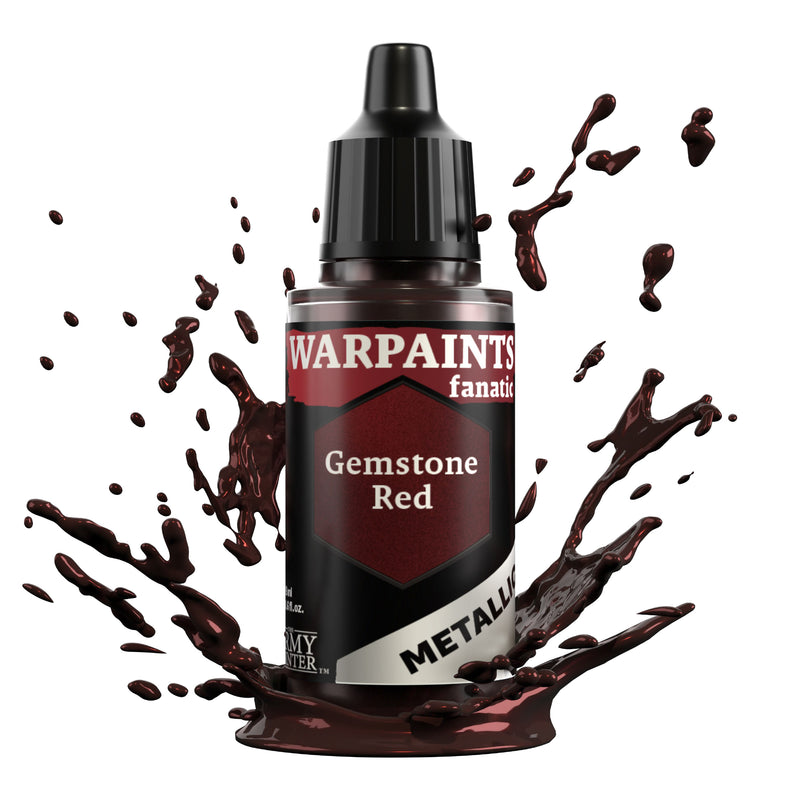 Warpaints Fanatic Metallic: Gemstone Red (The Army Painter) (WP3198P)