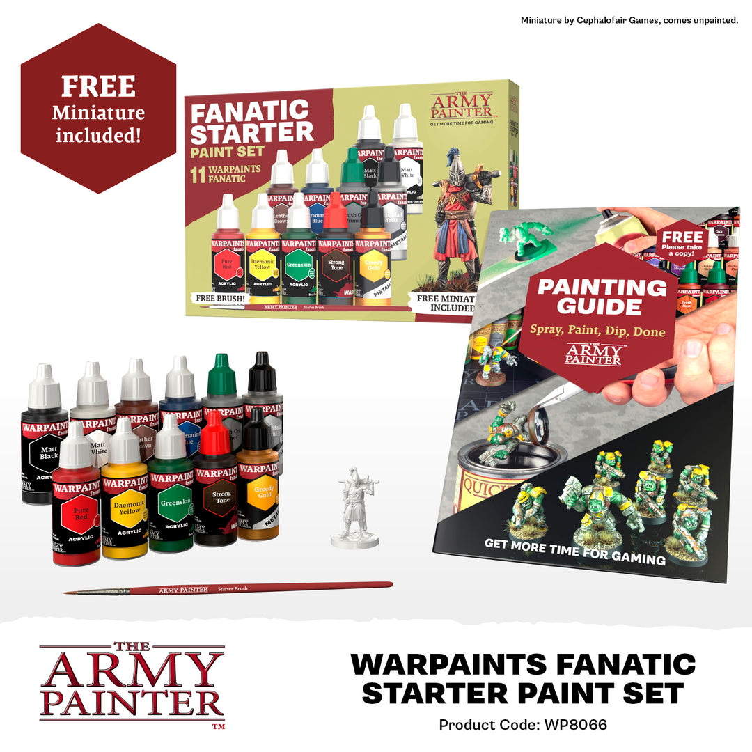 Warpaints Fanatic: Starter Set (The Army Painter) (WP8066P)