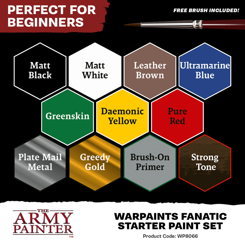 Warpaints Fanatic: Starter Set (The Army Painter) (WP8066P)