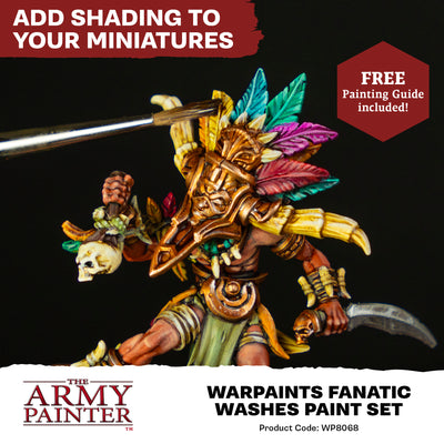 Warpaints Fanatic: Washes Paint Set (The Army Painter) (WP8068P)