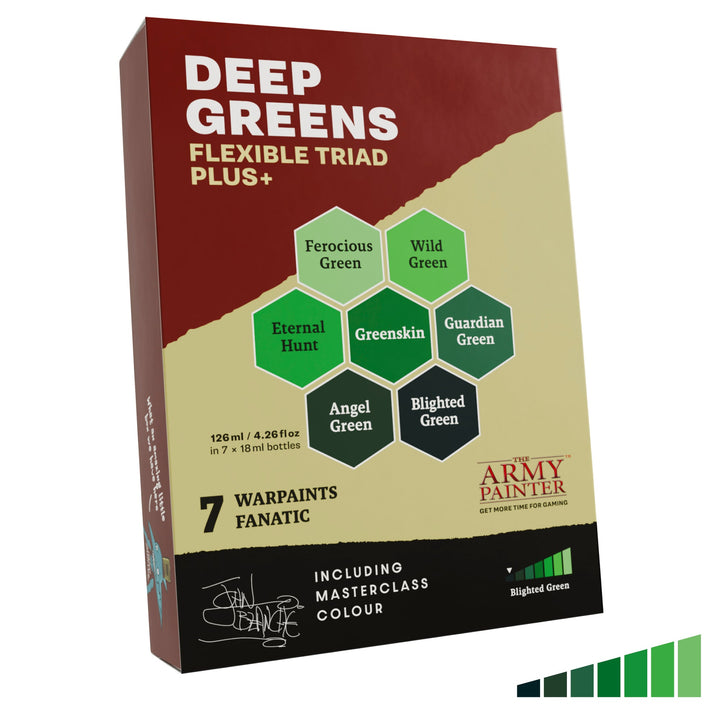 Flexible Triad PLUS+: Deep Greens (The Army Painter) (WP8088P)