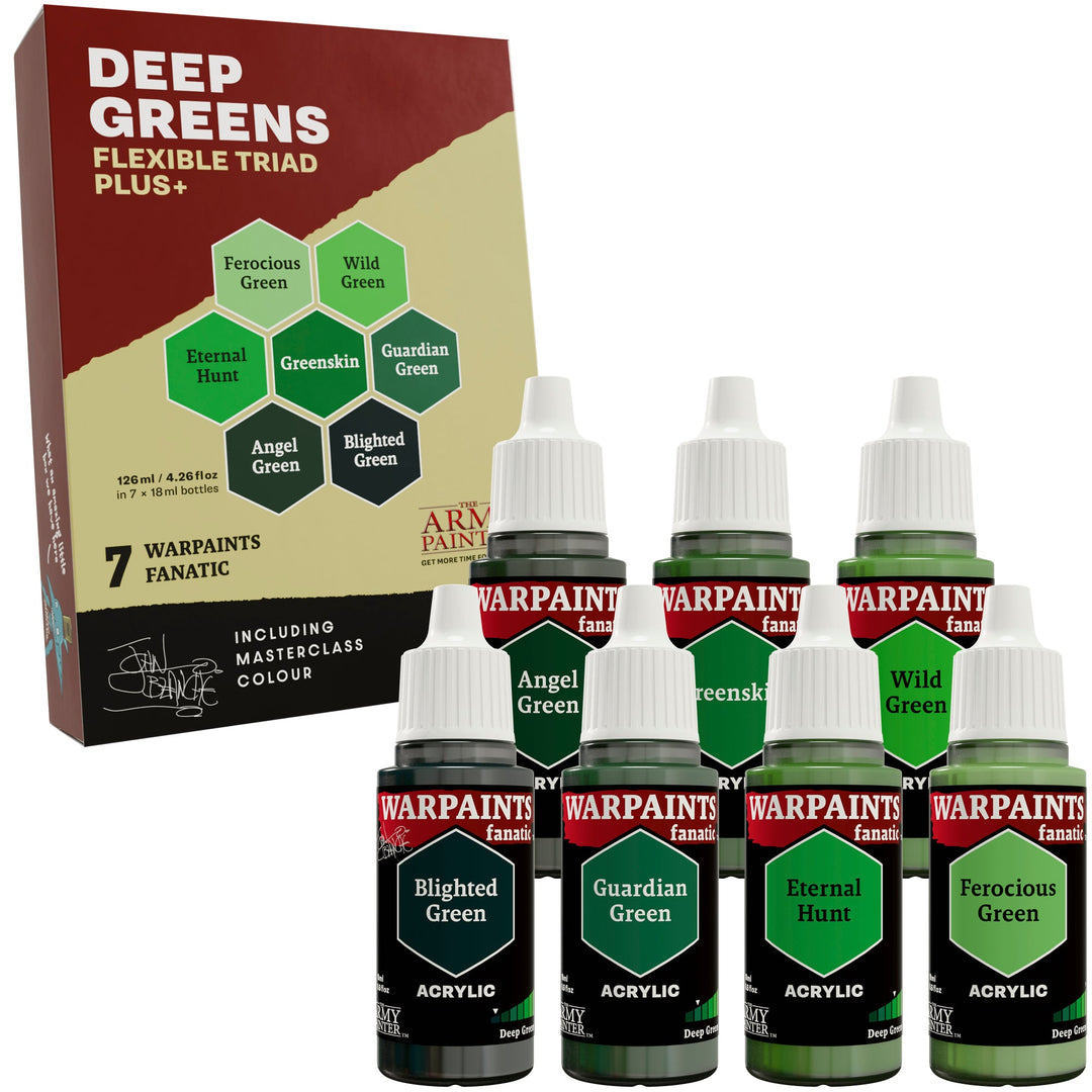 Flexible Triad PLUS+: Deep Greens (The Army Painter) (WP8088P)