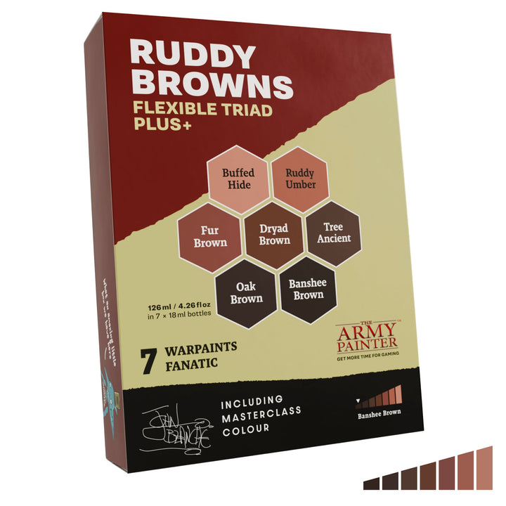 Flexible Triad PLUS+: Ruddy Browns (The Army Painter) (WP8089P)
