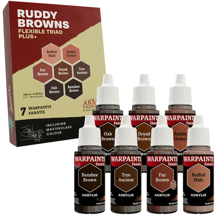 Flexible Triad PLUS+: Ruddy Browns (The Army Painter) (WP8089P)