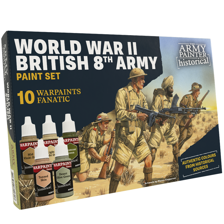 Historical: WWII British 8th Army (The Army Painter) (WP8113P)