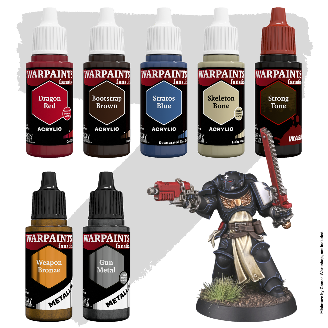 Combat Se7ens: Black Relic Armour (The Army Painter) (WP8115P)