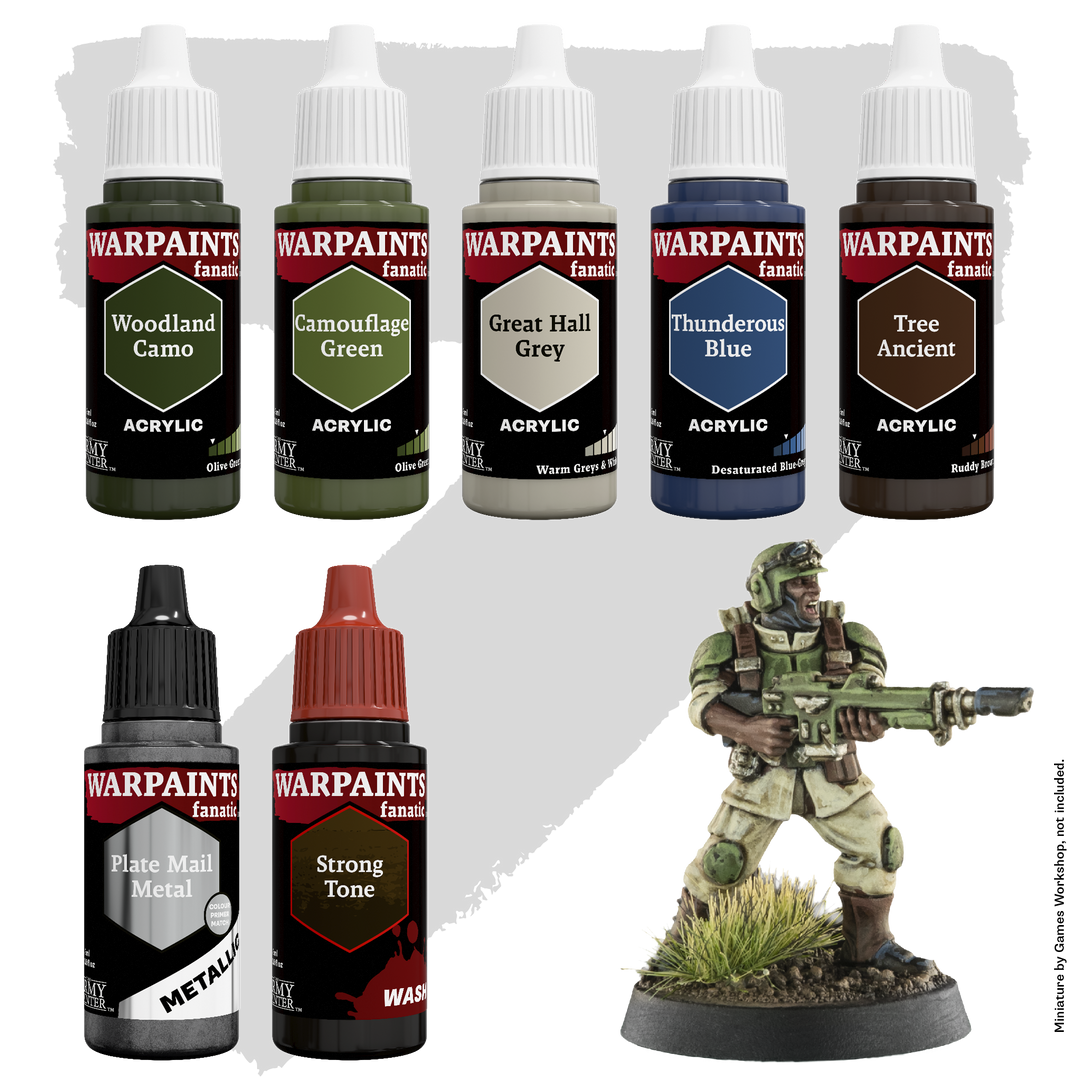 Combat Se7ens: Field Gear Green (The Army Painter) (WP8119P)