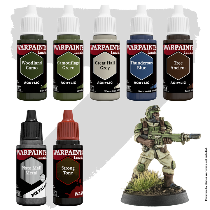 Combat Se7ens: Field Gear Green (The Army Painter) (WP8119P)