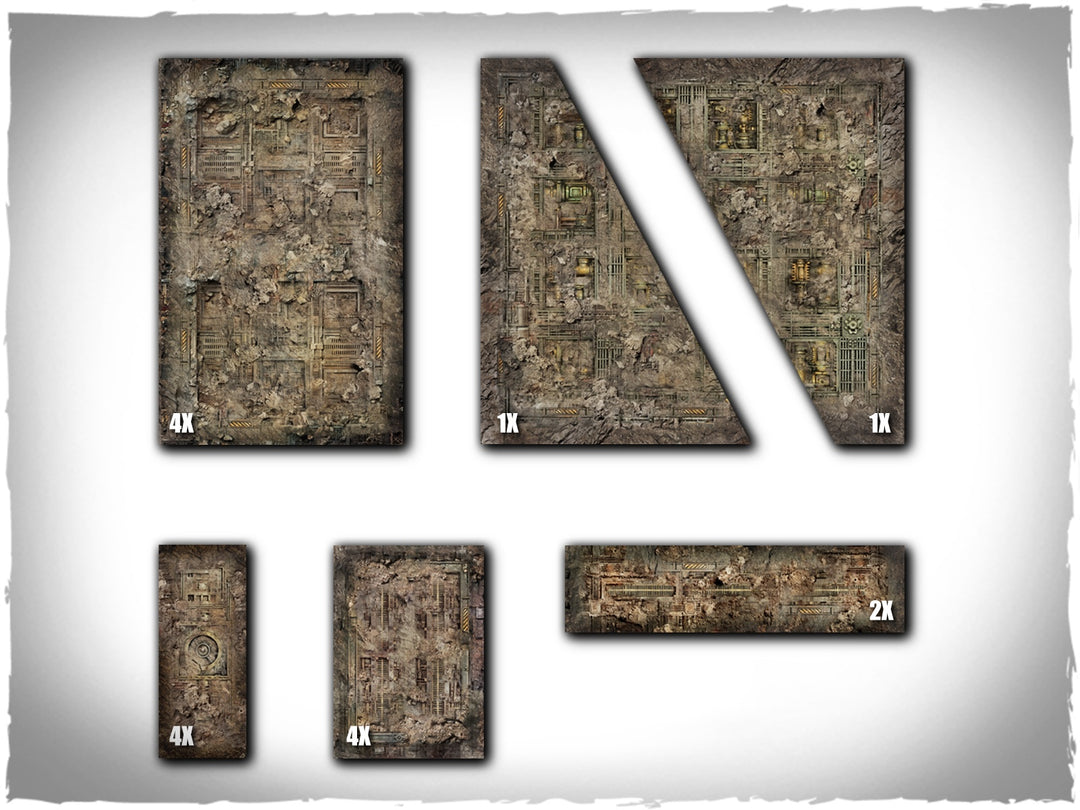Terrain Areas Footprints - Gothic Wasteland (Deep-Cut Studio)