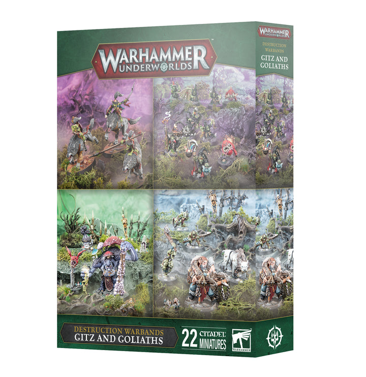 Warhammer Underworlds: Destruction Warbands - Gitz and Goliaths