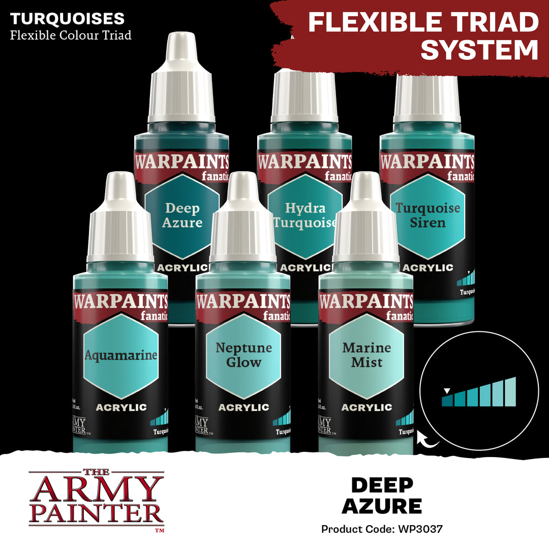 Warpaints Fanatic: Deep Azure (The Army Painter) (WP3037P) (37)