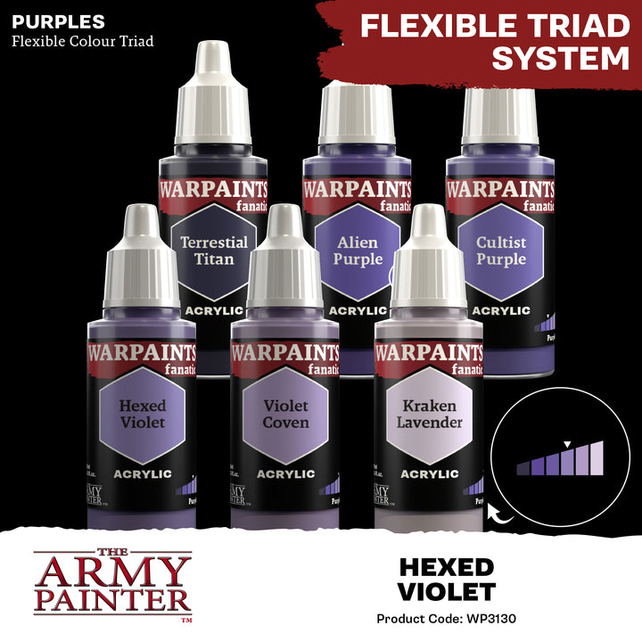 Warpaints Fanatic: Hexed Violet (The Army Painter) (WP3130P) (130)