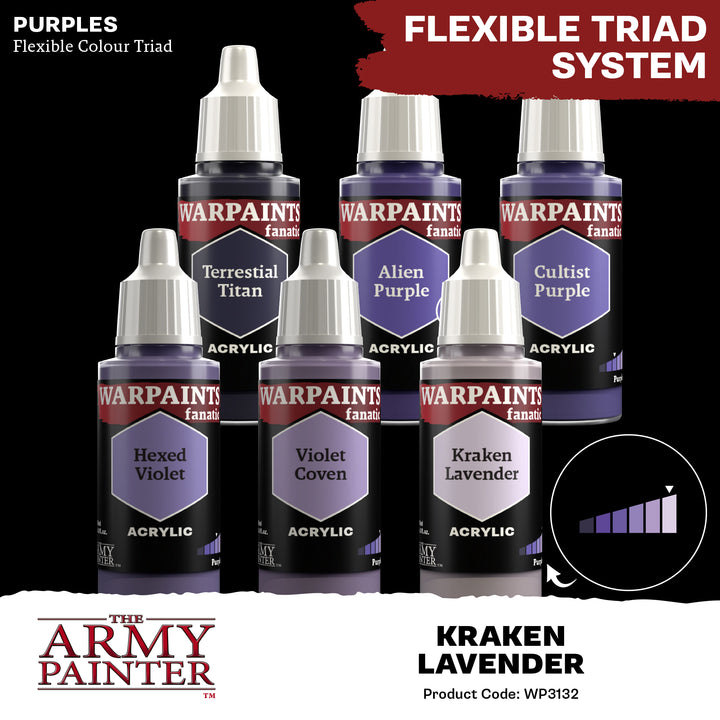 Warpaints Fanatic: Kraken Lavender (The Army Painter) (WP3132P) (132)