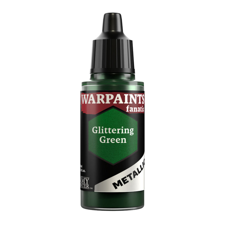 Warpaints Fanatic Metallic: Glittering Green (The Army Painter) (WP3197P) (197)