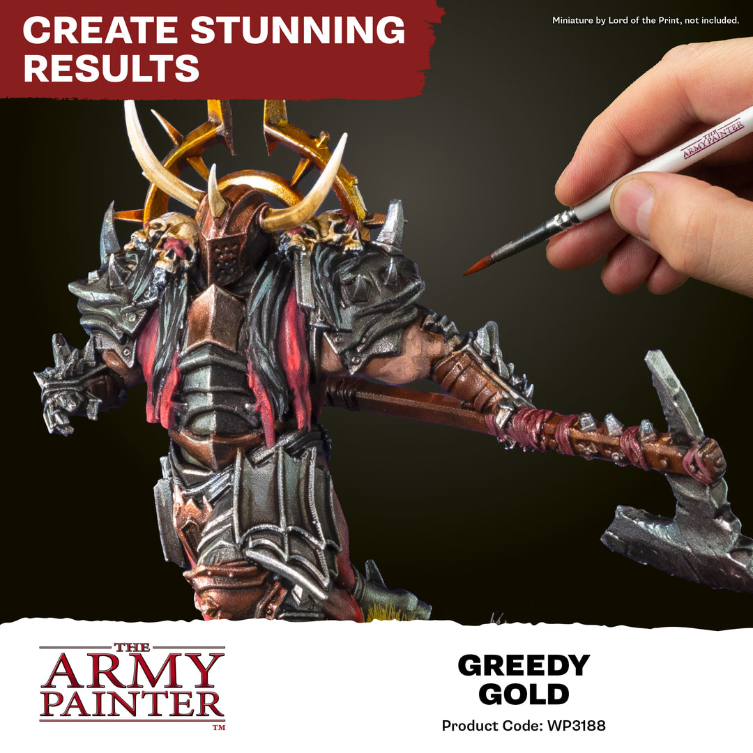 Warpaints Fanatic Metallic: Greedy Gold (The Army Painter) (WP3188P) (188)