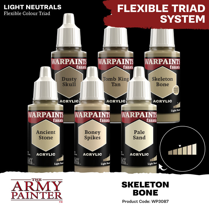 Warpaints Fanatic: Skeleton Bone (The Army Painter) (WP3087P) (87)