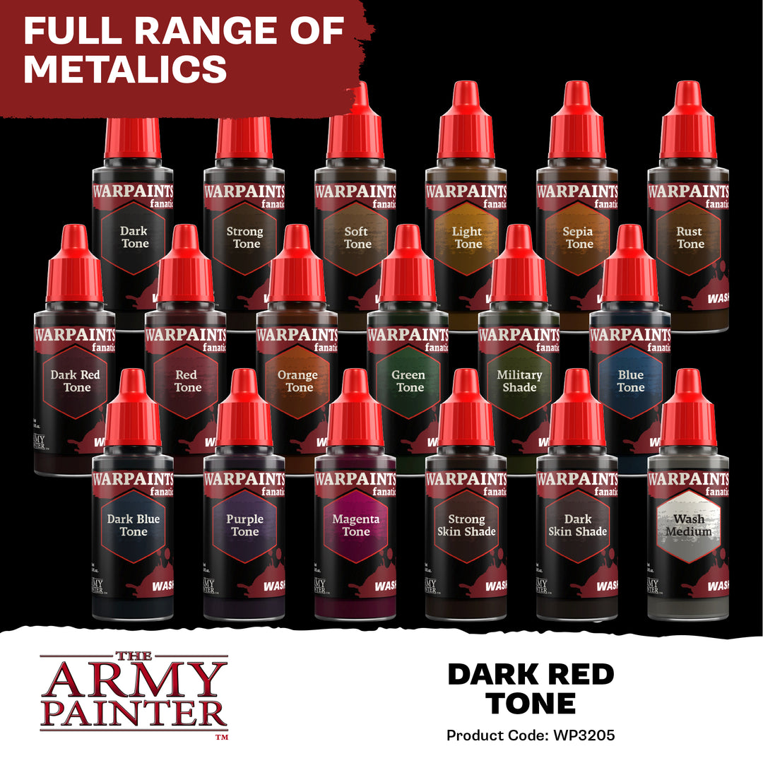 Warpaints Fanatic Wash: Dark Red Tone (The Army Painter) (WP3205P) (205)