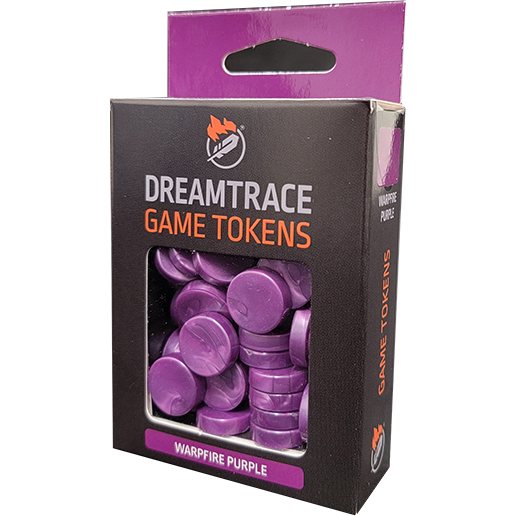 DreamTrace Game Tokens: Warpfire Purple