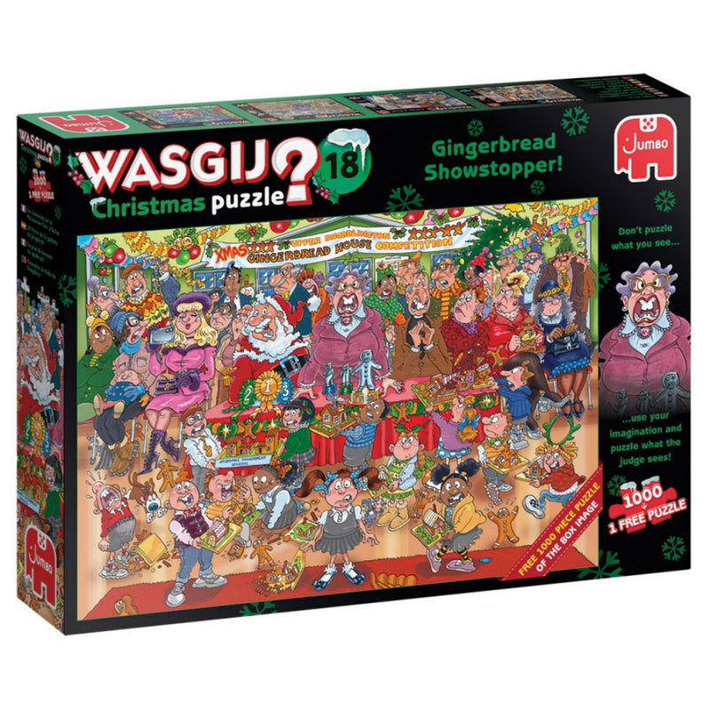 Wasgij Christmas 18: Gingerbread Showstopper (2x1000 brikker)