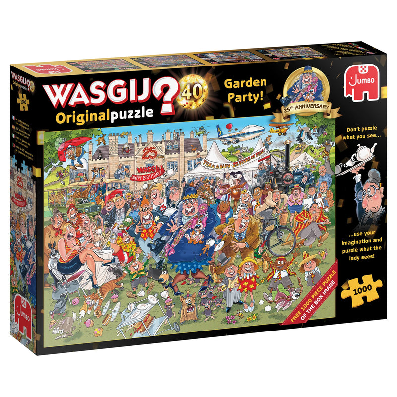 Wasgij Original 40: 25th Anniversary Garden Party (2x1000 brikker)