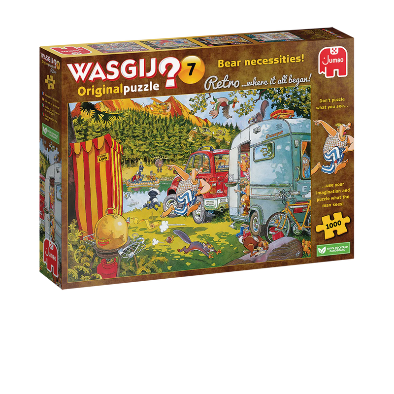 Wasgij Retro Orginal 7: Bear Necessities (1000 brikker)