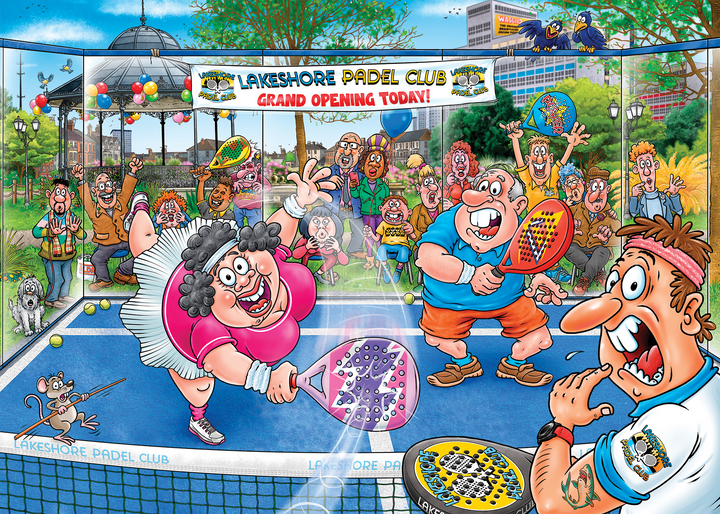 Wasgij Original 49: Padel Panic! (1000 brikker)