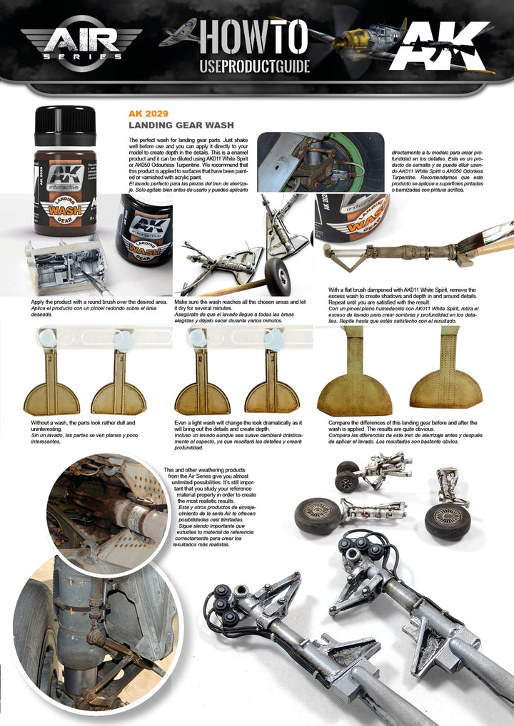 Wash: Landing Gear Wash (AK Interactive) (AK2029) (30)