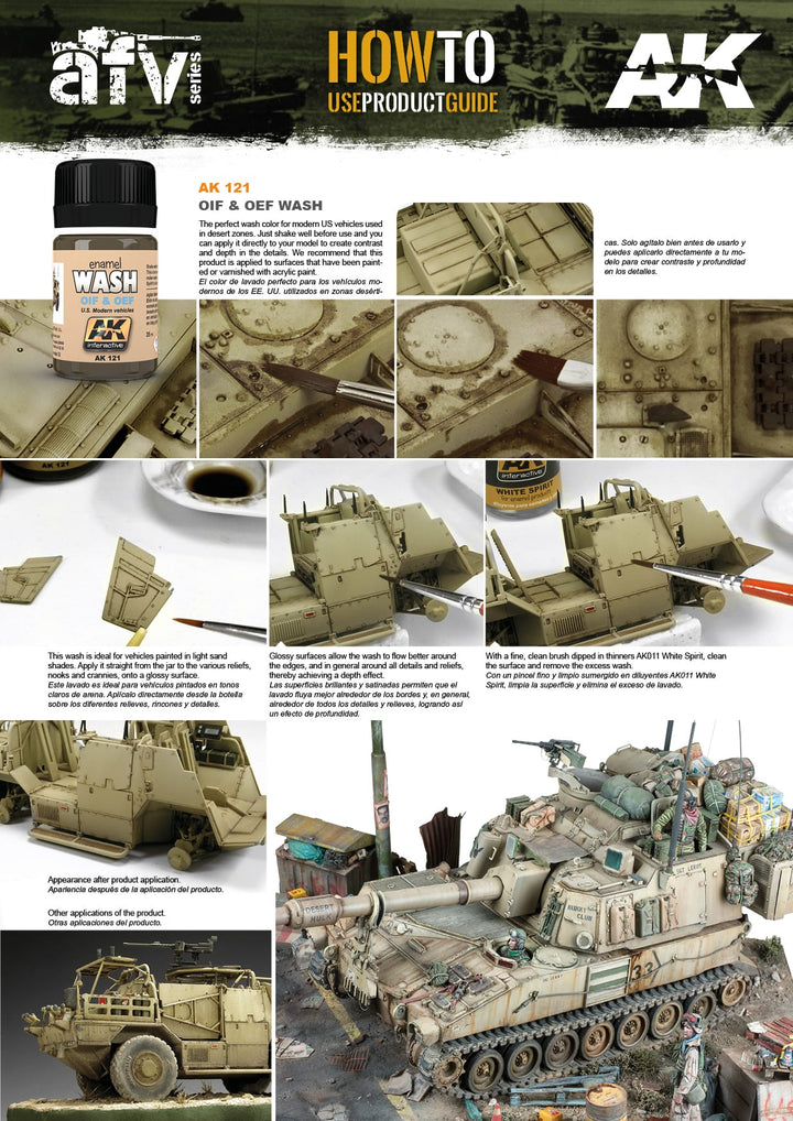Wash: for US Modern Vehicles - OIF & OEF (AK Interactive) (AK121) (23)