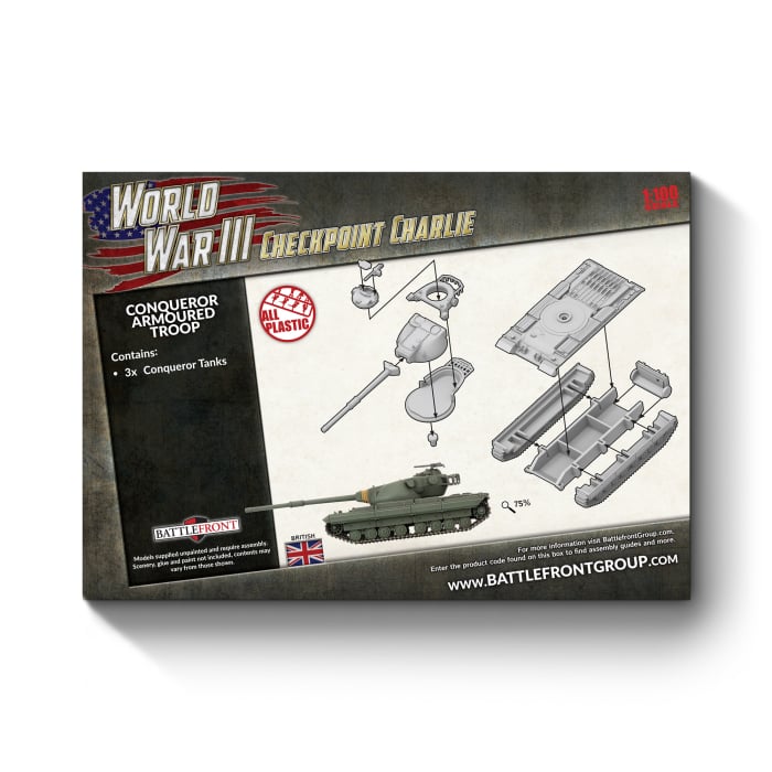 World War III: Checkpoint Charlie - Conqueror Armoured Troop (TBBX17)